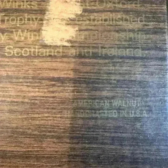 Vintage Tric Trac Game Drueke American Walnut Crafted In USA IOB 1997 Dice Game - Picture 3 of 3